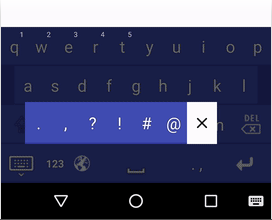 Popup Keyboard